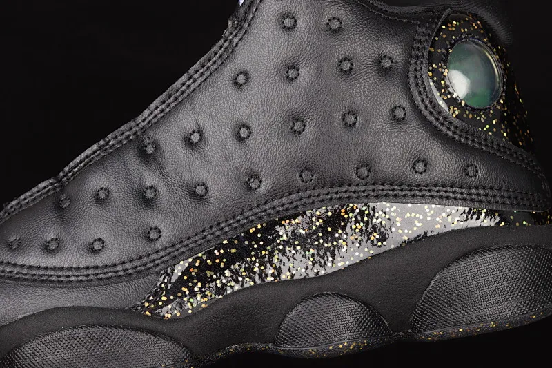 All categories Air Jordan Jordan series basketball shoes Air Jordan 13 G version Air Jordan 13 GS "Black Gold" AJ13 Joe 13 black stars DC9443-007